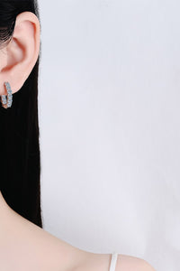 1.8 Carat Moissanite Hoop Earrings Trandify Deal