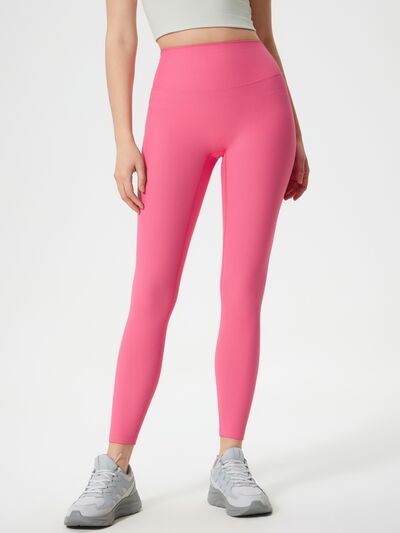 Women's High Waist Yoga Leggings – Black Tummy Control Workout Pants for Running & Gym – Plus Size Activewear – Trandifydeal