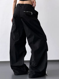 Trendy Streetwear Cargo Pants for Women – Comfort Fit & Adjustable Waist