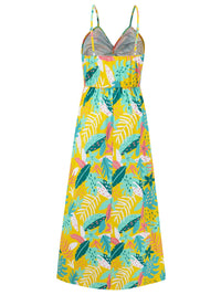 Twisted Printed V-Neck Cami Dress Trandify deal