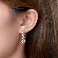 4 Carat Moissanite 925 Sterling Silver Earrings Trandify Deal