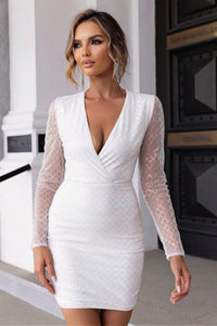 Cutout Sequin Mesh Mini Dress Trandify Deal