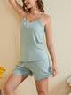 Ribbed Scoop Neck Top and Shorts Lounge Set Trandify Deal