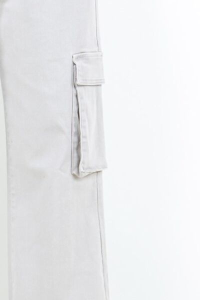 Plus Size Women’s Wide Leg Cargo Pants - Trandify Deal