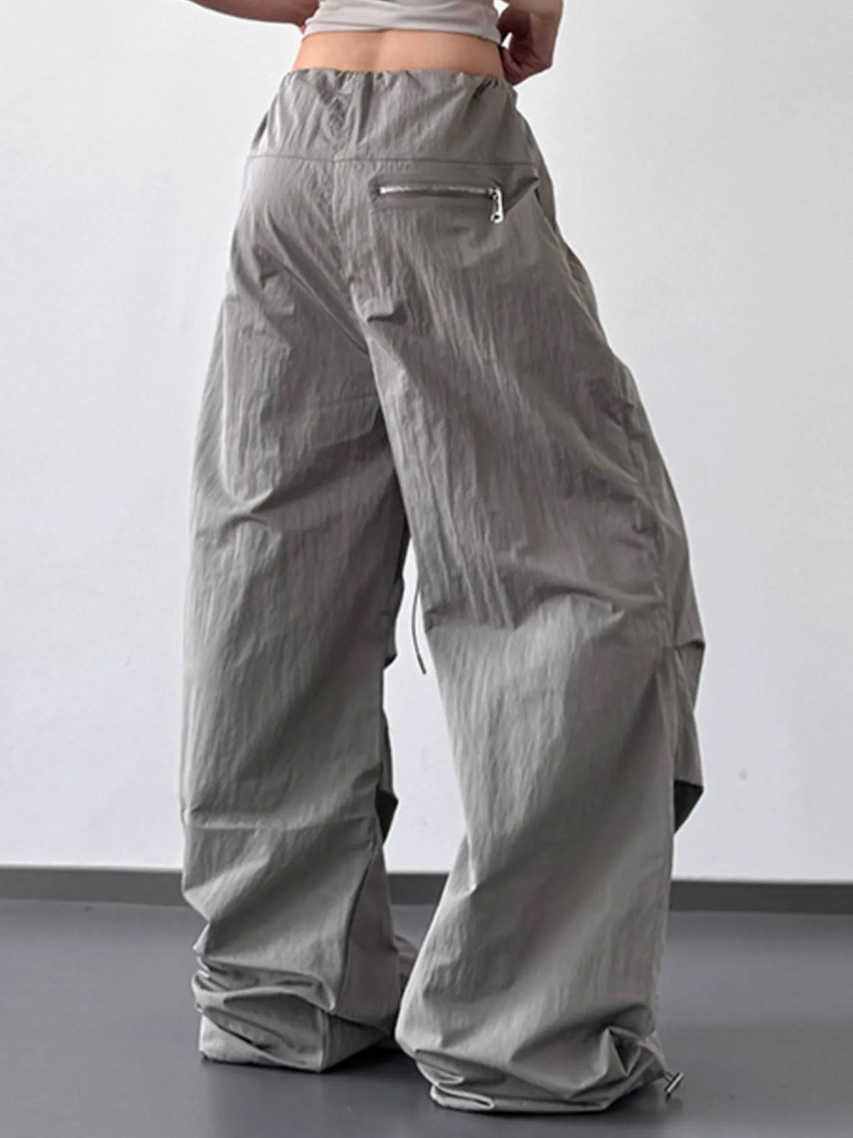Trendy Streetwear Cargo Pants for Women – Comfort Fit & Adjustable Waist
