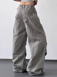 Trendy Streetwear Cargo Pants for Women – Comfort Fit & Adjustable Waist