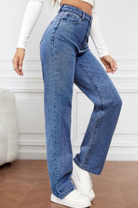 High Waist Straight Jeans Trandify deal