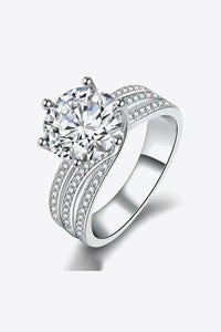 Adored 3 Carat Moissanite Three-Layer Ring Trandify Deal