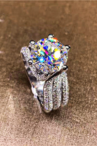 Adored 3 Carat Moissanite Three-Layer Ring Trandify Deal