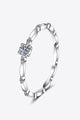 Moissanite 925 Sterling Silver Rhodium-Plated Ring Trandify Deal