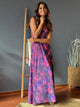 Twisted Printed V-Neck Cami Dress Trandify deal