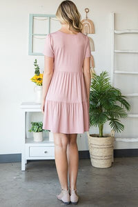 Boho Plus Size Tiered Mini Dress with Lace Trim – USA Women’s Fashion