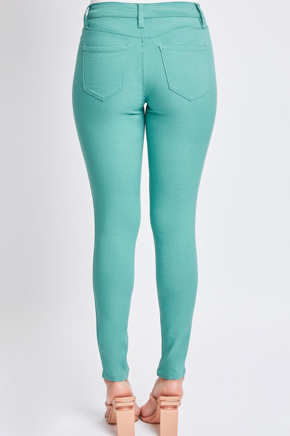 YMI Jeanswear Full Size Hyperstretch Mid-Rise Skinny Pants Trandify deal