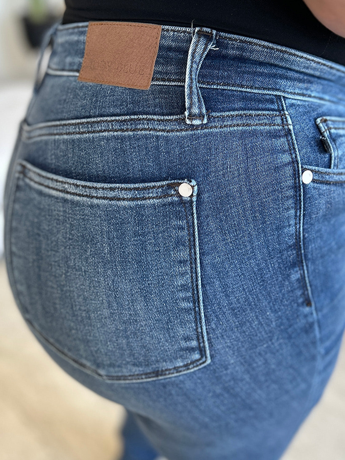 Judy Blue Full Size  High Waist Distressed Skinny Jeans Trandify deal