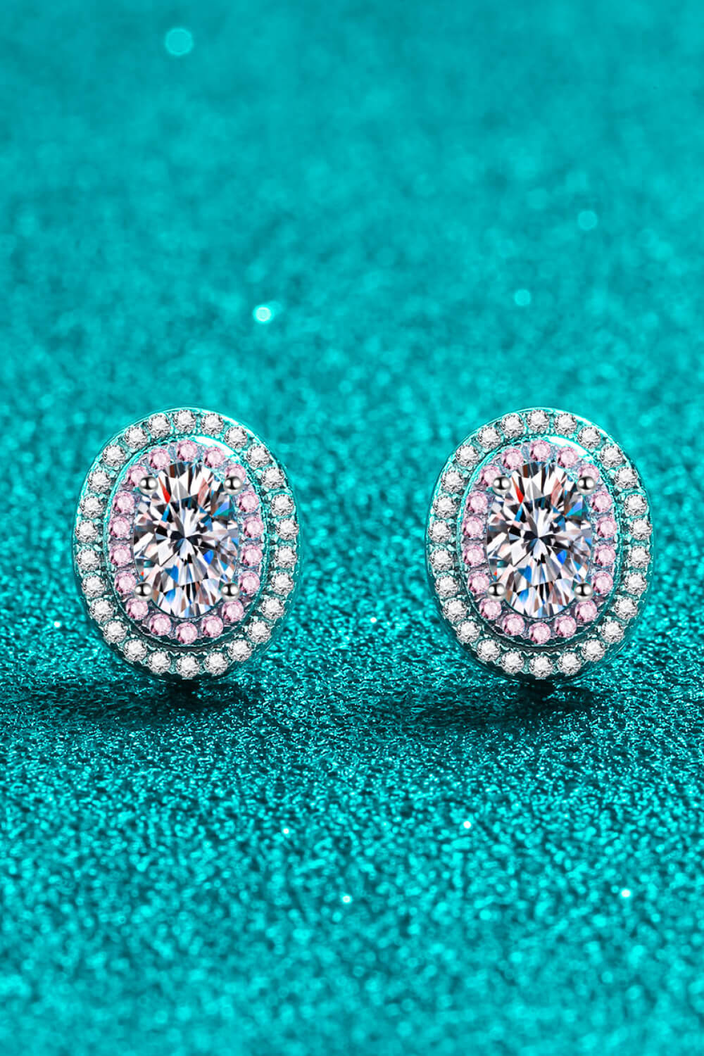 Platinum-Plated Moissanite Stud Earrings Trandify Deal