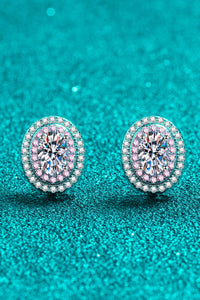 Platinum-Plated Moissanite Stud Earrings Trandify Deal