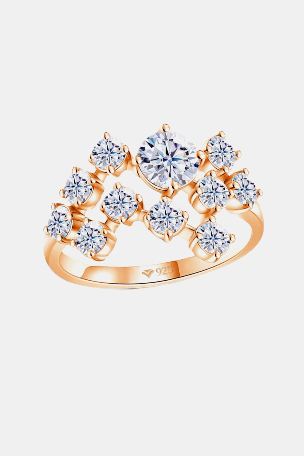 1.2 Carat Moissanite 925 Sterling Silver Ring Trandify Deal