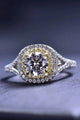 Two-Tone 1 Carat Moissanite Ring Trandify Deal