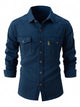 Comfortable Cotton Blend Dress Shirt for Big & Tall Men – Trendy 2025 Style