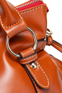 PU Leather Handbag with Tassels Trandify Deal