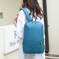 Solid Color Nylon Backpack Bag Trandify Deal
