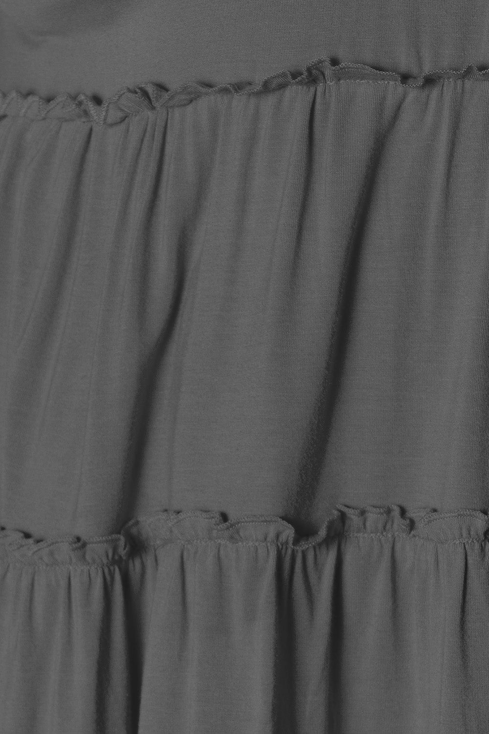 Double Take Half Button Long Sleeve Ruffle Hem Blouse Trandify Deal