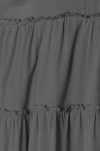 Double Take Half Button Long Sleeve Ruffle Hem Blouse Trandify Deal