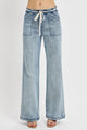 RISEN Women's Straight Leg Jeans with Pockets - Trandify Deal