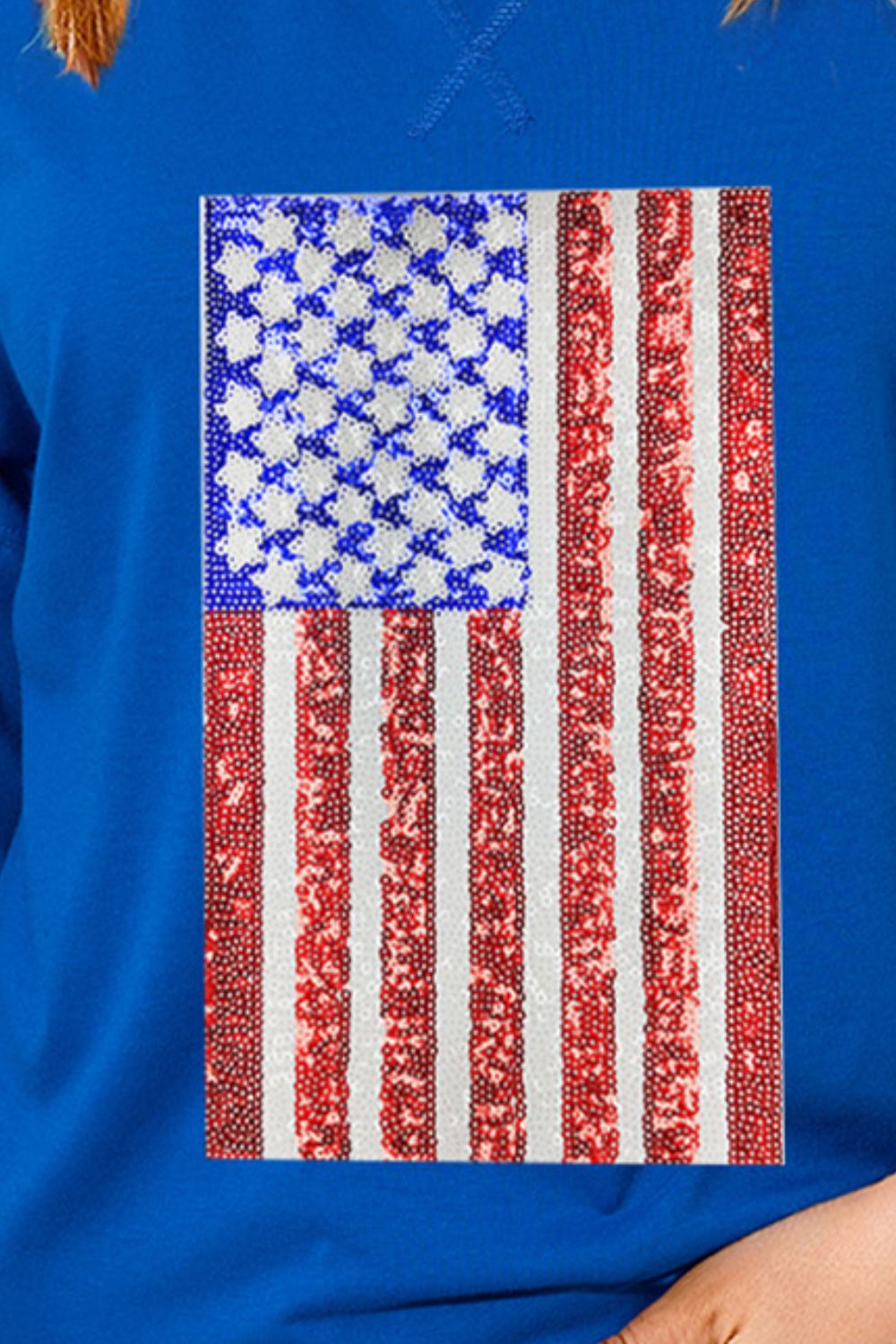 US Flag Round Neck Half Sleeve T-Shirt Trandify deal