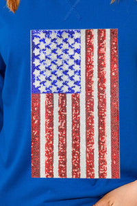 US Flag Round Neck Half Sleeve T-Shirt Trandify deal