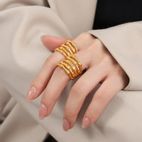 Titanium Steel Multi-Layered Ring Trandify deal