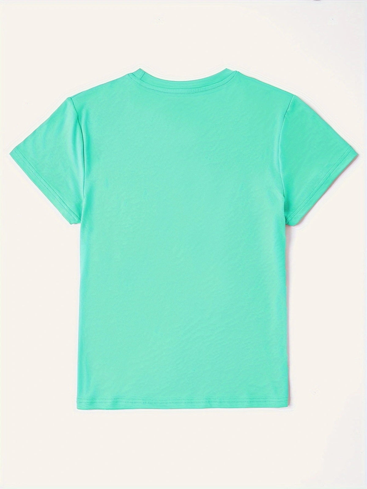 Letter Graphic Round Neck Short Sleeve T-Shirt Trandify deal
