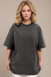 Basic Bae Round Neck Half Sleeve T-Shirt Trandify Deal