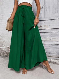 Tied High Waist Wide Leg Pants Trandify deal
