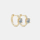 2.36 Carat Moissanite Zircon 925 Sterling Silver Hoop Earrings Trandify deal