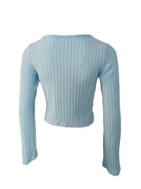 Women’s ruched drawstring ribbed long sleeve top in beige, styled with jeans for casual fall outfit