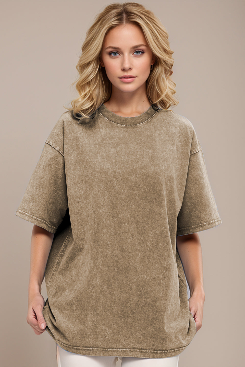 Basic Bae Round Neck Half Sleeve T-Shirt Trandify Deal