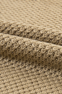 Solid Color Turtleneck Short Sleeve Sweater Trandify Deal