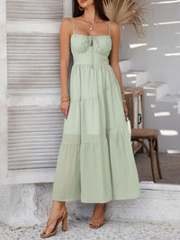 Boho Smocked Maxi Dress for Women – Summer Beach Dress – TrandifyDeal USA