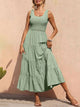 Tiered Smocked Wide Strap Dress Trandify Deal