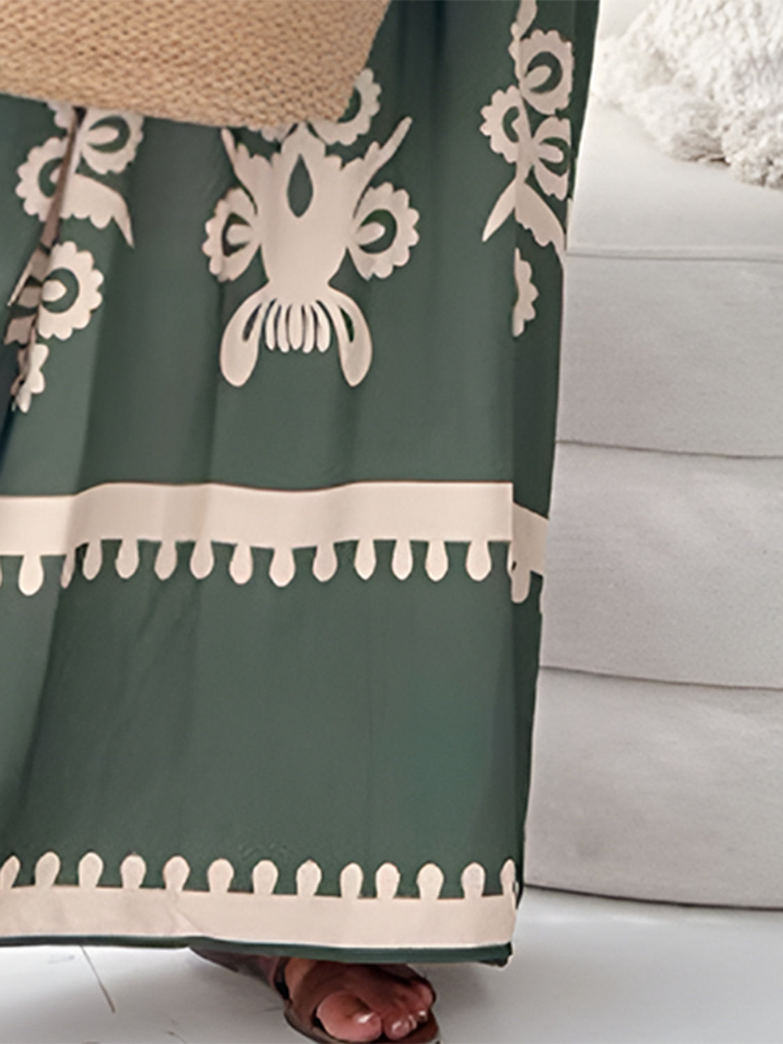 Printed Spaghetti Strap Sleeveless Maxi Dress Trandify Deal