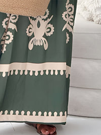 Printed Spaghetti Strap Sleeveless Maxi Dress Trandify Deal