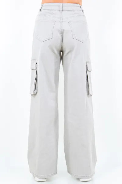 Plus Size Women’s Wide Leg Cargo Pants - Trandify Deal