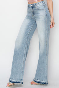 Risen Full Size High Rise Wide Leg Jeans - Trandify Deal