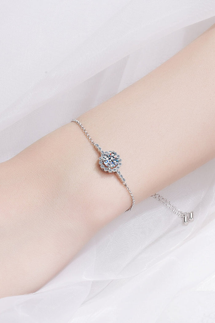 1 Carat Moissanite Chain Bracelet Trandify Deal