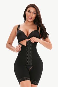 Full Size Hook-and-Eye Lace Trim Shaping Bodysuit for Women – TrandifyDeal