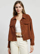 Button Up Long Sleeve Jacket Trandify Deal