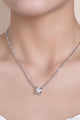 2 Carat Moissanite 925 Sterling Silver Pendant Necklace Trandify Deal
