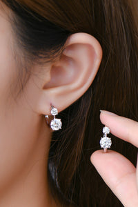 1.3 Carat Moissanite 925 Sterling Silver Earrings Trandify Deal