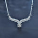0.5ct Moissanite Sterling Silver Necklace for Women